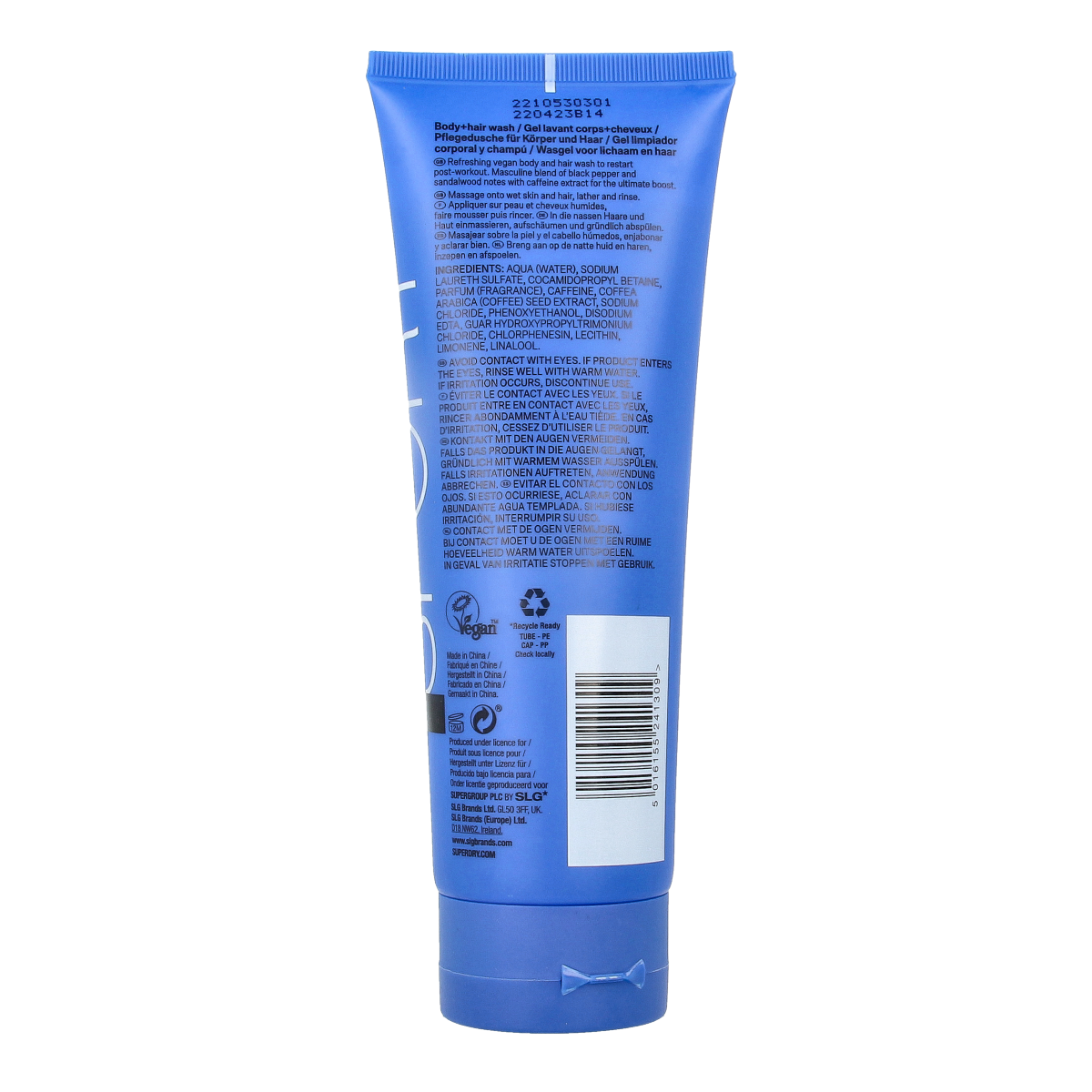 Superdry Sport RE:start body + hair wash 250.00 Milliliter