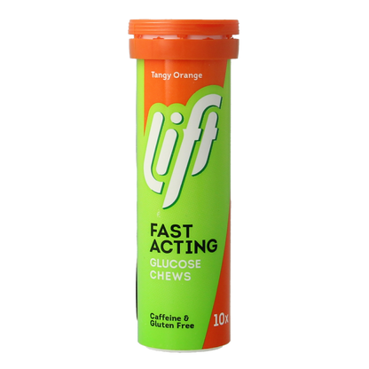 Lift LIFT GlucoTabs orange buisje  10.00 Tabletten
