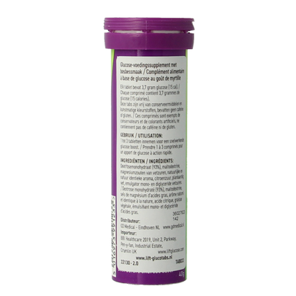 Lift Blueberry burst glucose 10 Tabletten