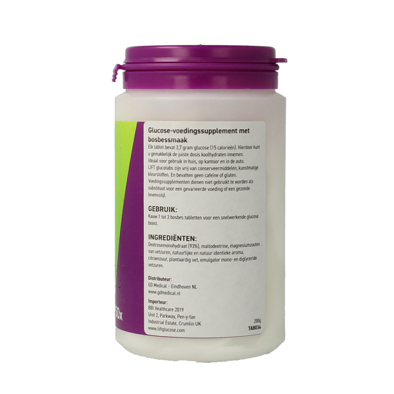 Lift Blueberry burst glucose 50 Tabletten