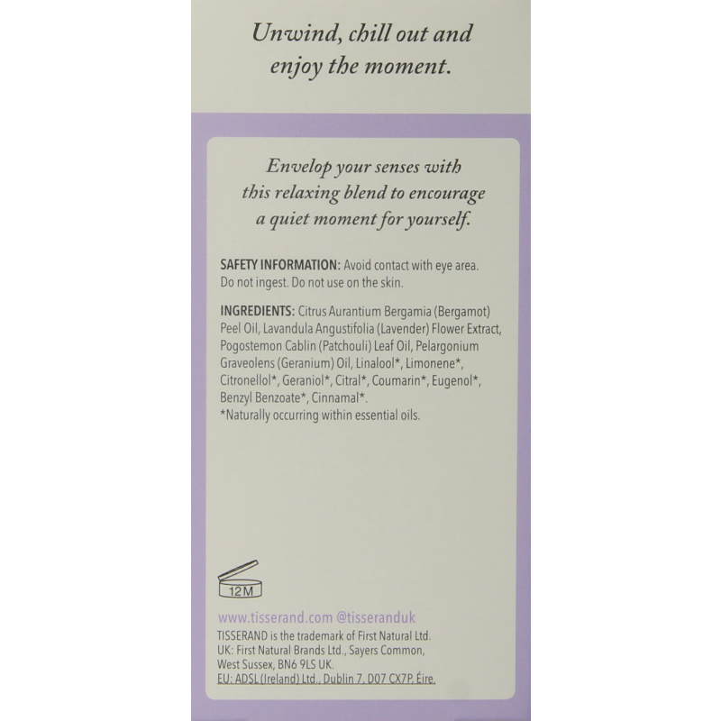Tisserand Diffuser oil real calm 9 Milliliter