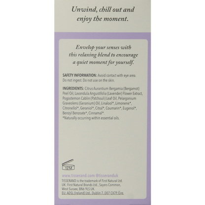 Tisserand Diffuser oil real calm 9 Milliliter