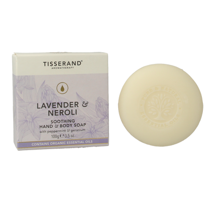 Tisserand Zeep lavendel & neroli 100 Gram