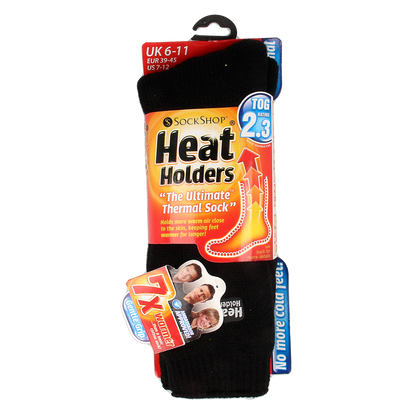 Heat Holders Mens original socks maat 6-11 black 1.00 Paar