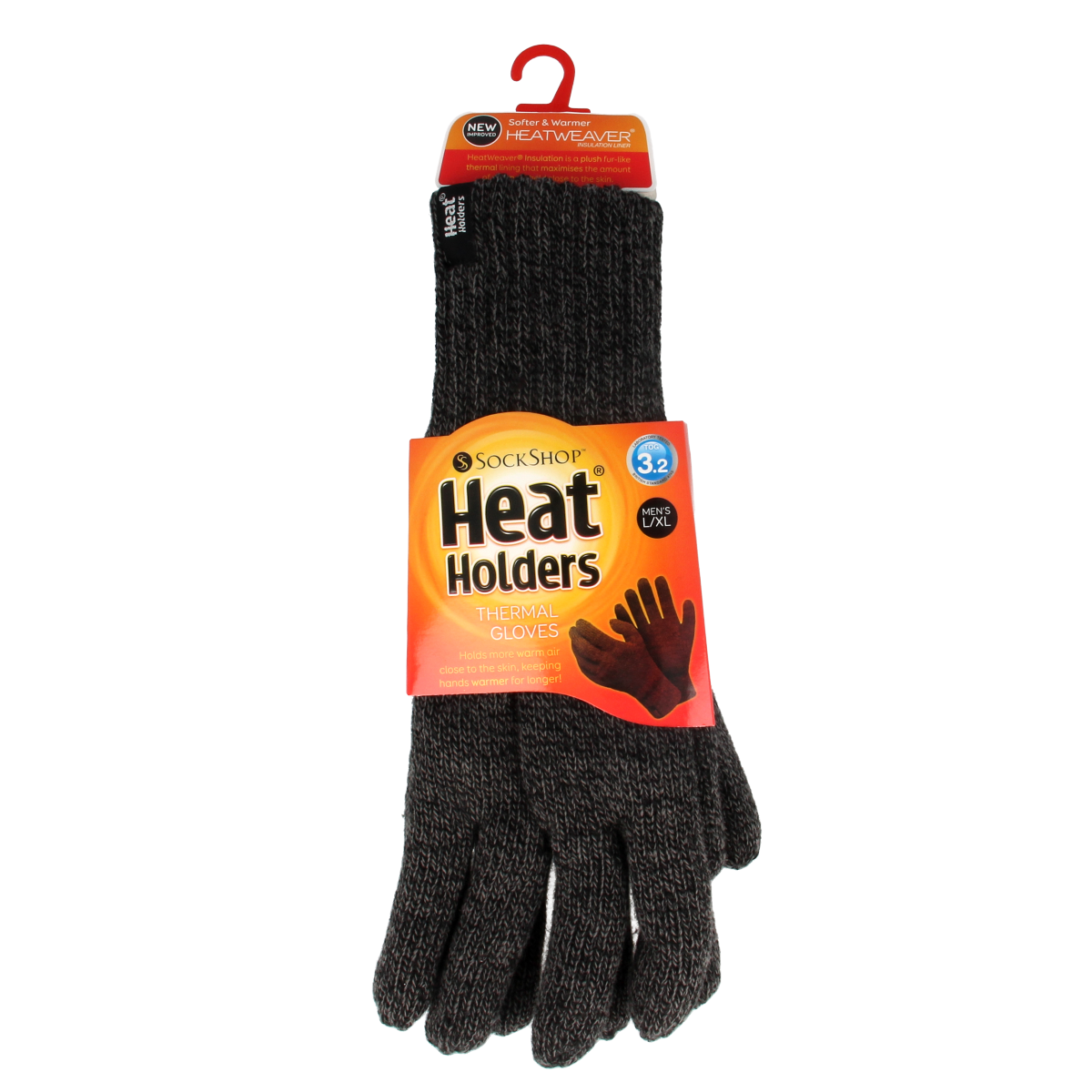 Heat Holders Flat knit gloves L/XL charcoal 1.00 Paar