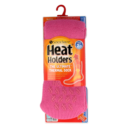Heat Holders Ladies slipper socks maat 4-8 candy 1.00 Paar