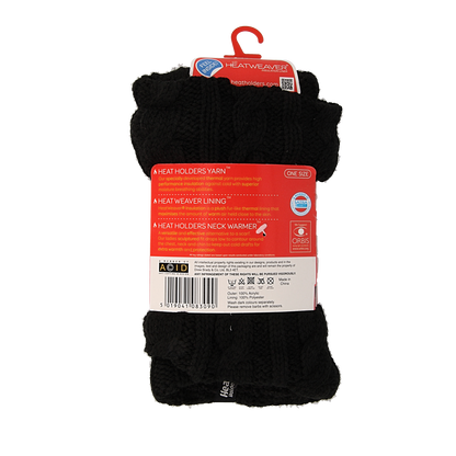 Heat Holders Ladies neck warmer black 1.00 Stuks