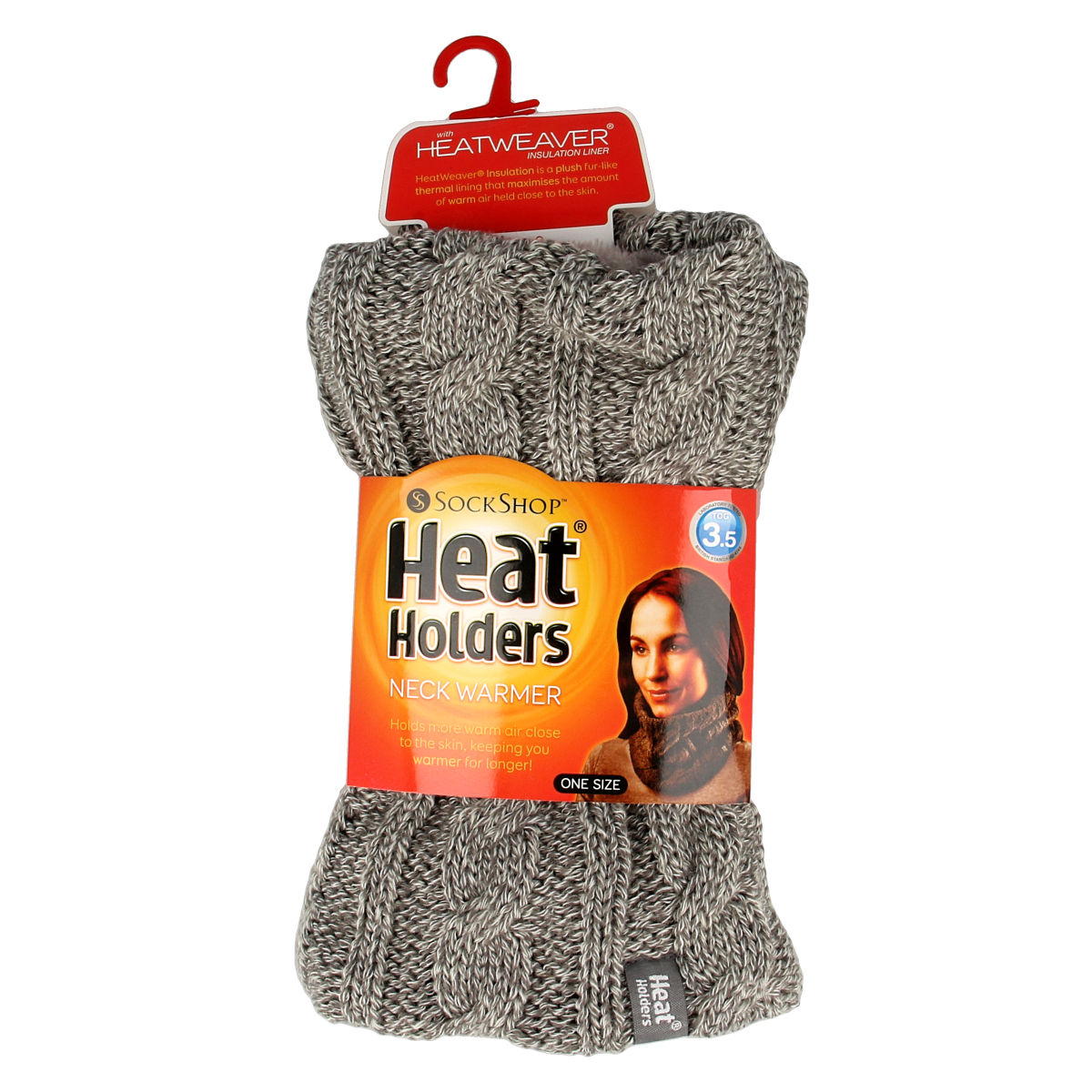 Heat Holders Ladies neck warmer light grey 1.00 Stuks