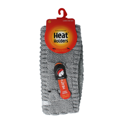 Heat Holders Ladies headband light grey 1 Stuks
