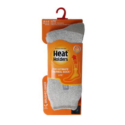 Heat Holders Lite socks 37-42 light grey 1.00 Paar