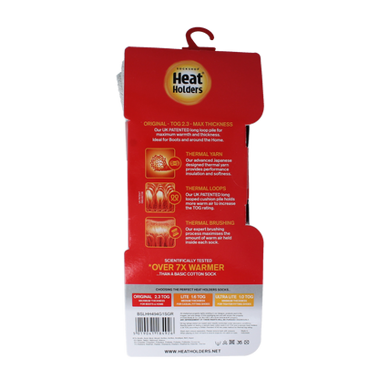 Heat Holders Original socks 37-42 silver/grey 1.00 Paar