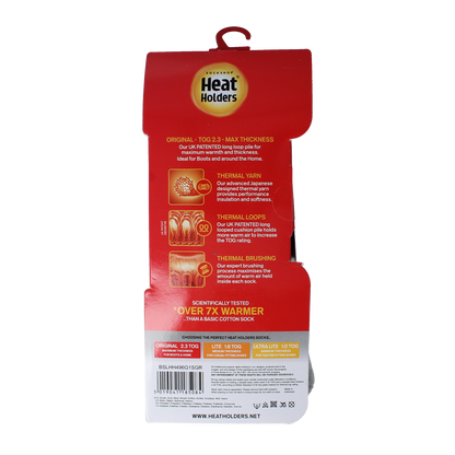 Heat Holders Anti slip socks silver grey 37-42 1.00 Paar