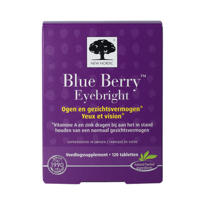 New Nordic Blue berry eyebright 120.00 Tabletten