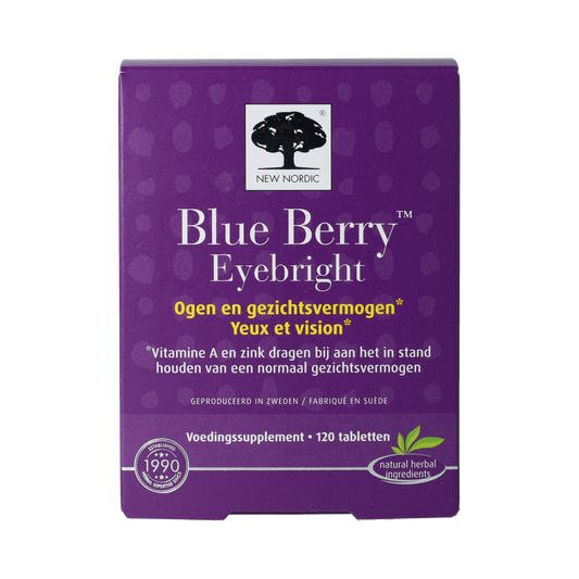 New Nordic Blue berry eyebright 120.00 Tabletten