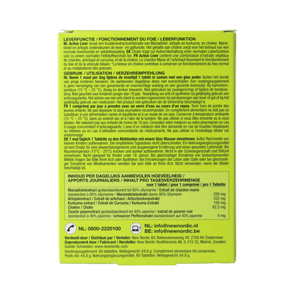 New Nordic Active liver 60.00 Capsules