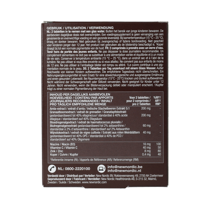 New Nordic Pigment clear skin care  60.00 Tabletten