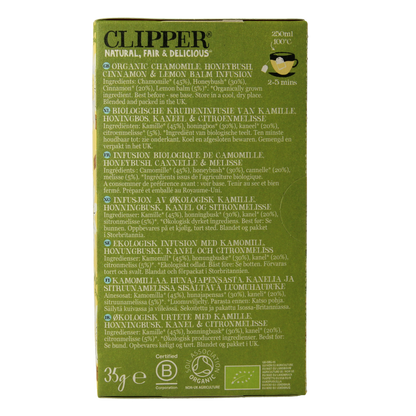 Clipper Chamomile & cinnamon organic infusion bio 20 Zakjes