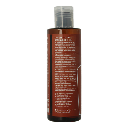 Ayumi Muscle massage & body oil 250 Milliliter