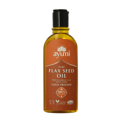 Ayumi Pure flax seed oil cold pressed 150 Milliliter
