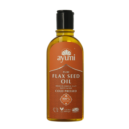 Ayumi Pure flax seed oil cold pressed 150.00 Milliliter