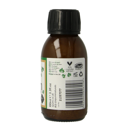 Ayumi Neem oil cold organic cold pressed 100 Milliliter