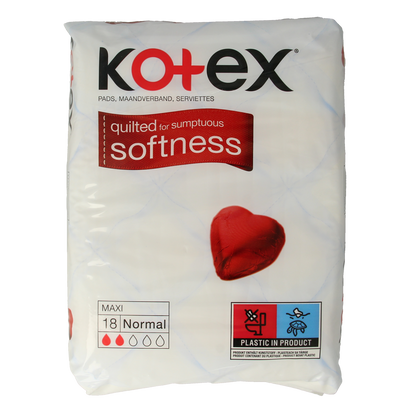 Kotex Maxi normaal 18.00 Stuks