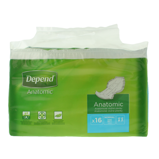 Depend Anatomic normaal 16 Stuks