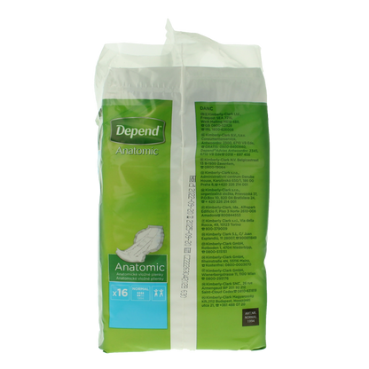 Depend Anatomic normaal 16 Stuks