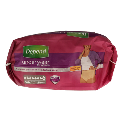 Depend Pants female super maat S/M 10 Stuks