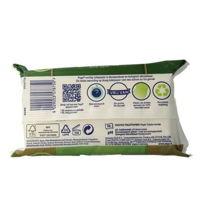 Page Vochtig toiletpapier aloe vera navulling 38.00 Stuks