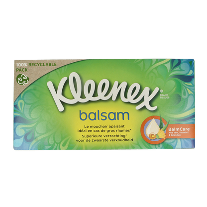 Kleenex Balsam tissue box 64.00 Stuks