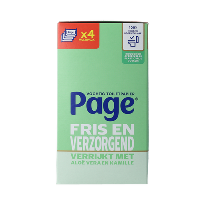 Page Vochtig toiletpapier aloe vera 152.00 Stuks