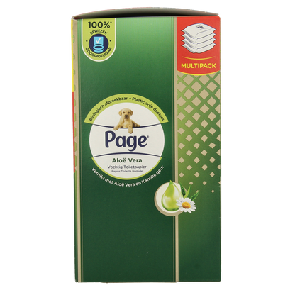 Page Vochtig toiletpapier aloe vera 152.00 Stuks