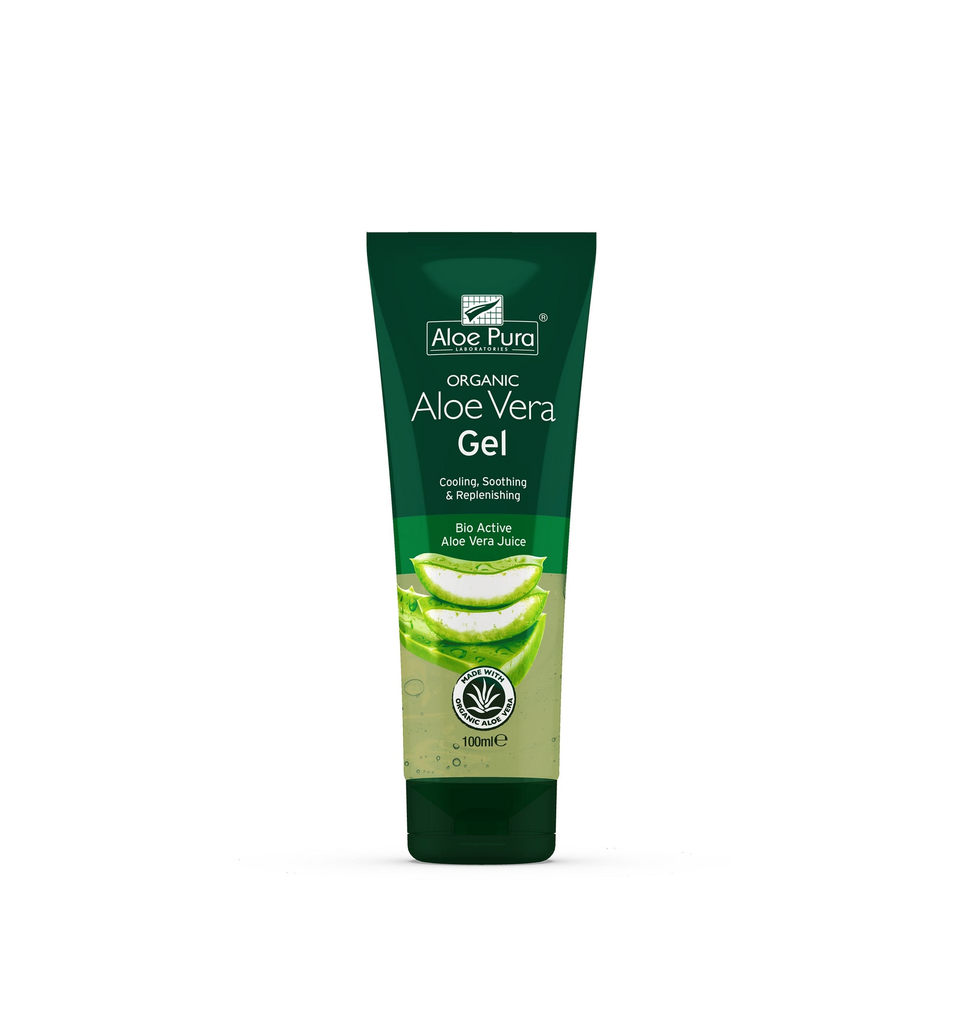 Optima Aloe pura aloe vera gel organic original 100.00 Milliliter