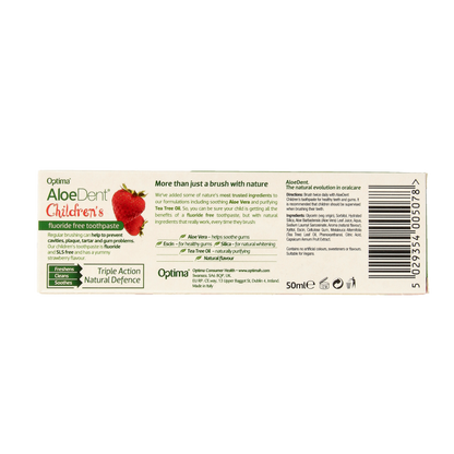 Optima Aloe dent aloe vera kinder tandpasta 50 Milliliter