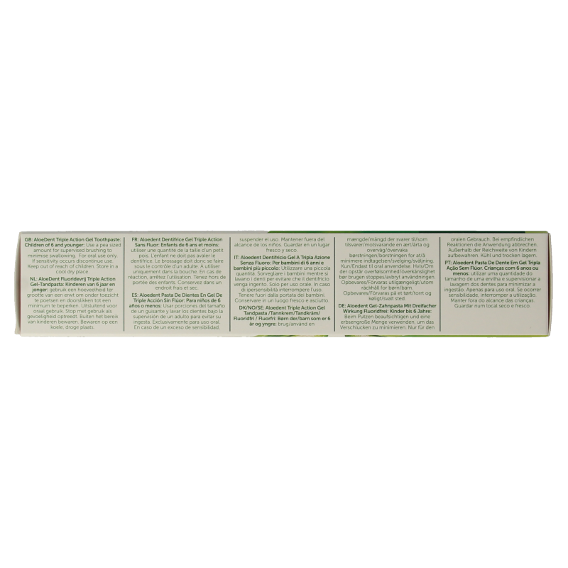 Optima Aloe dent aloe vera tandpasta triple action 100 Milliliter