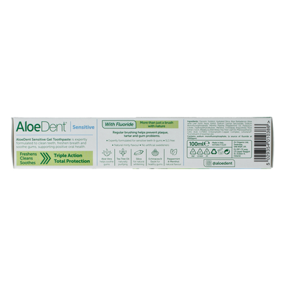 Optima Aloe dent tandpasta sensitive 100 Milliliter