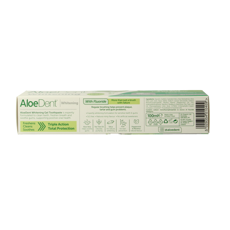 Optima Aloe dent tandpasta whitening 100 Milliliter