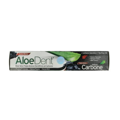 Aloe Dent Tandpasta charcoal 100 Milliliter