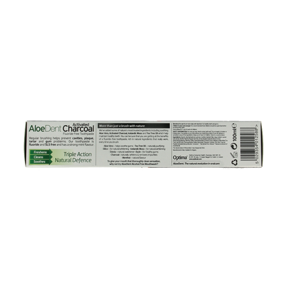 Aloe Dent Tandpasta charcoal 100 Milliliter