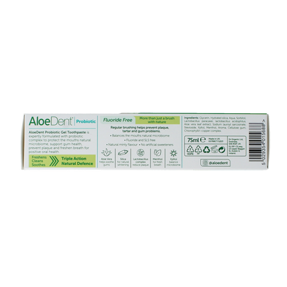 Aloe Dent Tandpasta probiotic 75.00 Milliliter