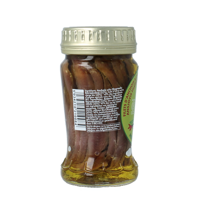 Fish 4 Ever Ansjovisfilet in olijfolie 95.00 Gram