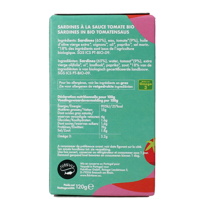Fish 4 Ever Sardines in tomatensaus 120 Gram