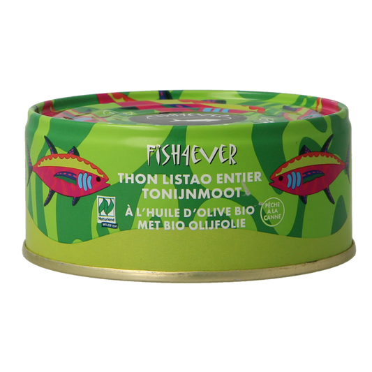 Fish 4 Ever Tonijnmoot in olijfolie 160 Gram
