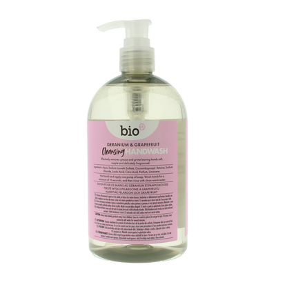 Bio-D Handzeep vloeibaar geranium & grapefruit 500 Milliliter