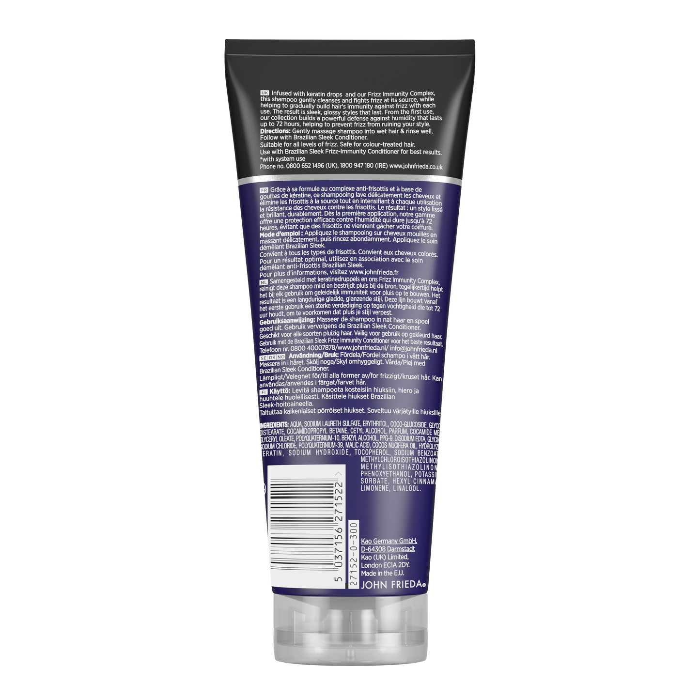 John Frieda Frizz ease shampoo brazilian sleek  250.00 Milliliter