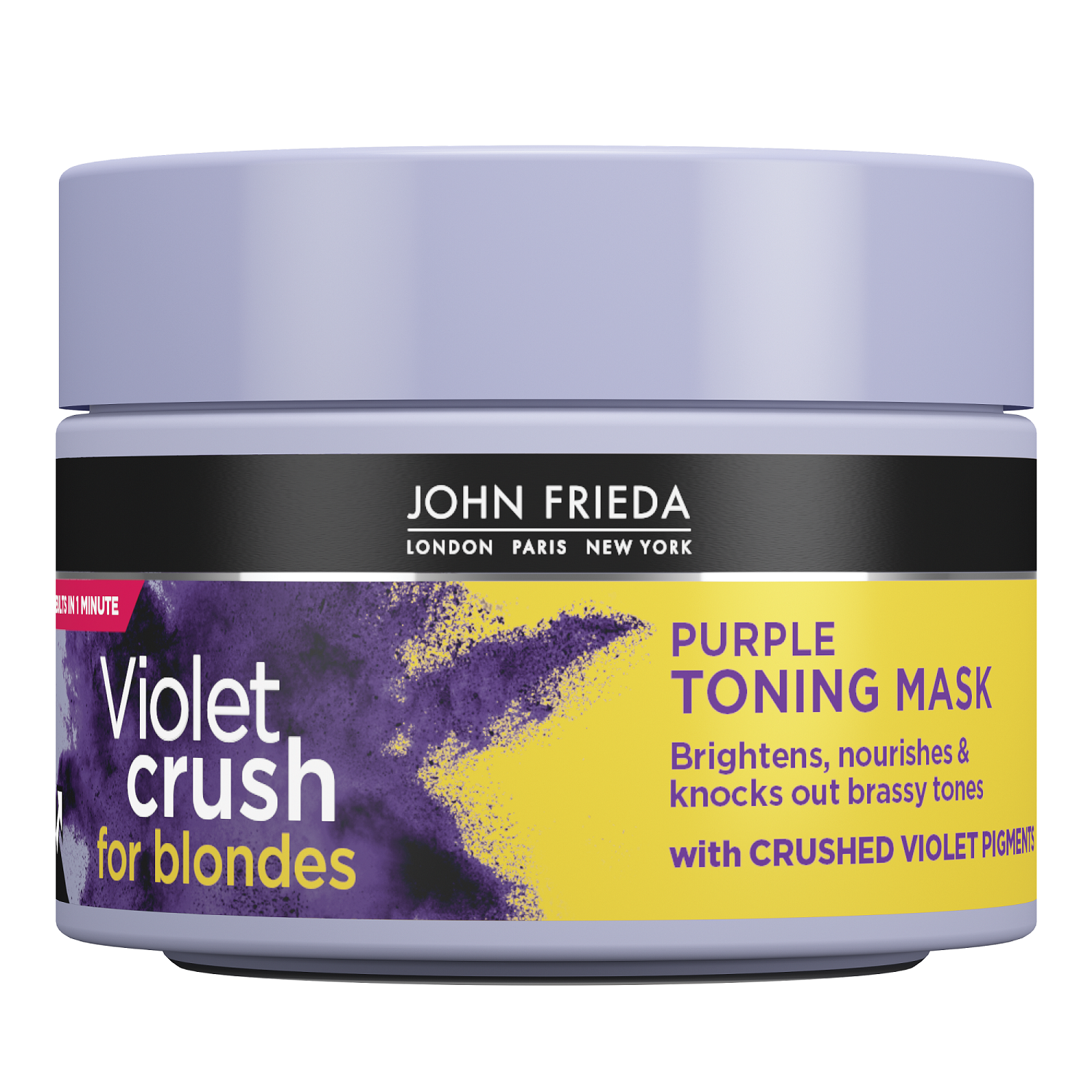 John Frieda Violet crush purple toning mask 250 Milliliter