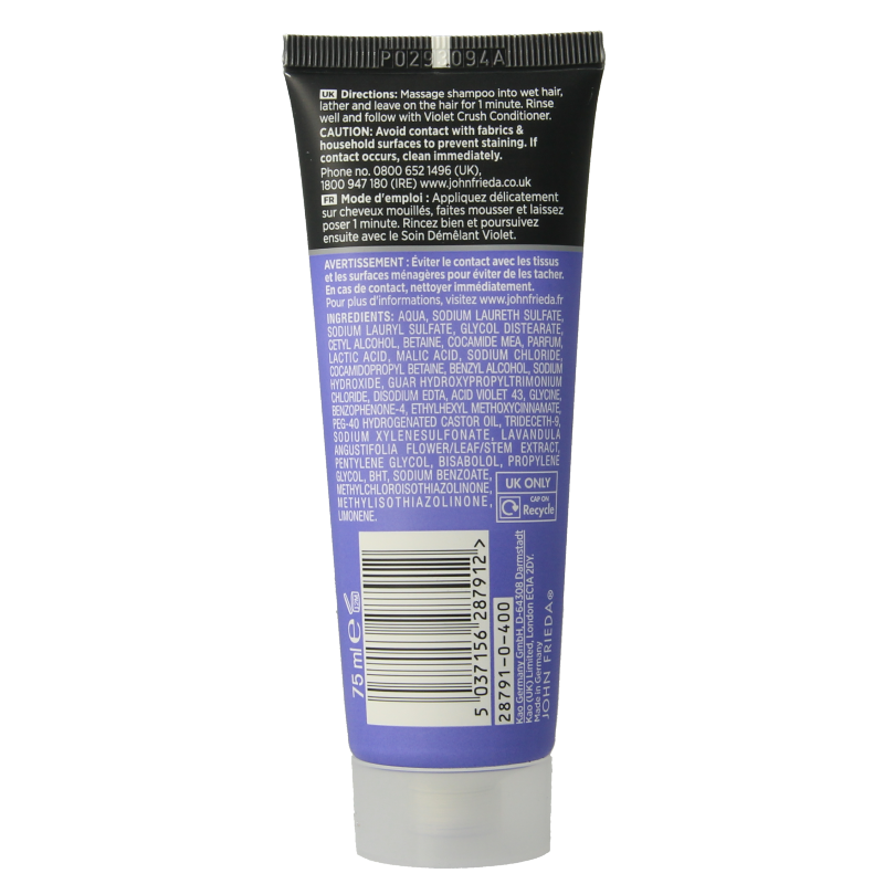 John Frieda Shampoo violet crush 75 Milliliter