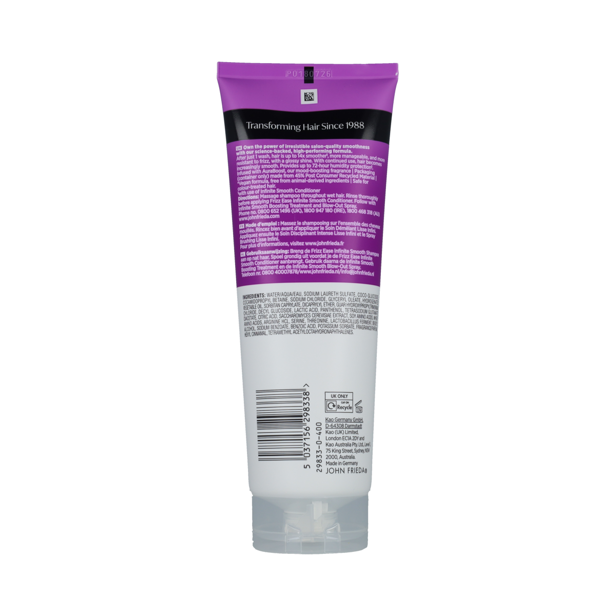 John Frieda John Frieda Infinite Smooth Shampoo 250.00 Milliliter