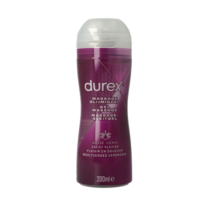 Durex Massageolie en glijmiddel 2-in-1 aloe vera 200 Milliliter